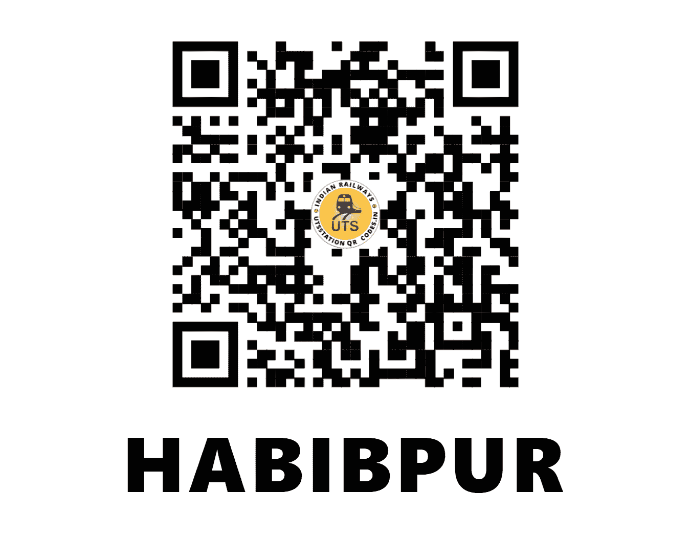 UTS QR Code for HABIBPUR - HBE - ER (WEST BENGAL)